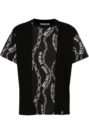 VERSACE Chain Couture cotton T-shirt