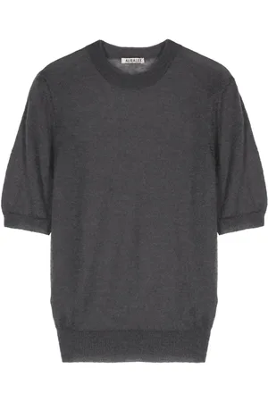 Auralee Short-sleeve mohair blend jumper