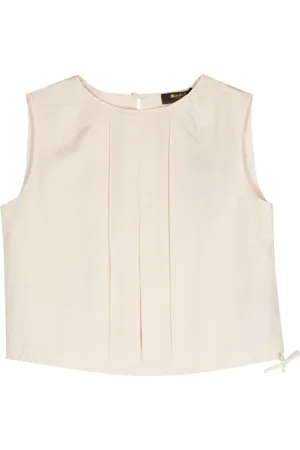 MOORER Ervisa-WFC pleated tank top
