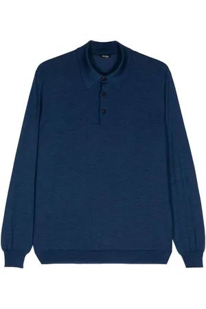 Kiton Fine-knit polo shirt