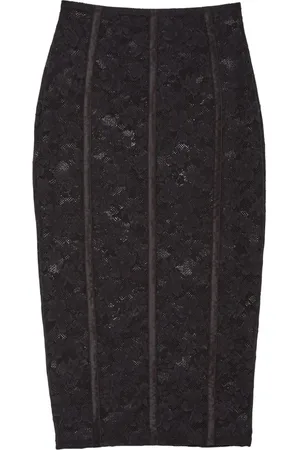 FLEUR DU MAL Le Stretch lace pencil skirt