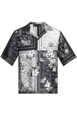 AMIRI Floral-print silk shirt