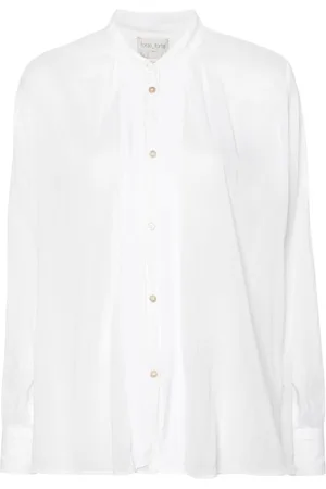 FORTE FORTE Sheer cotton-blend shirt