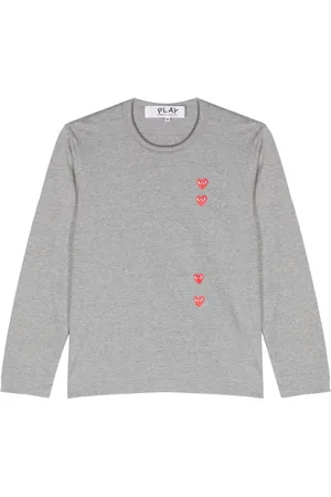Comme des Garçons Heart-print cotton T-shirt