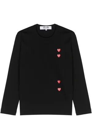 Comme des Garçons Heart-print cotton T-shirt
