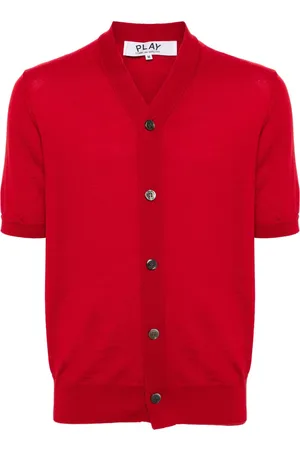 Comme des Garçons V-neck wool cardigan