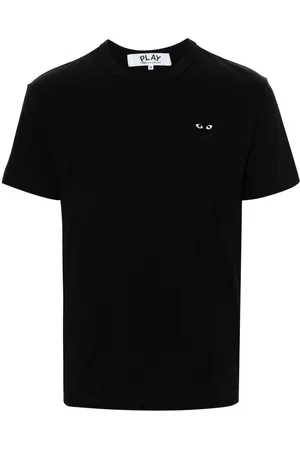 Comme des Garçons Heart-patch cotton T-shirt