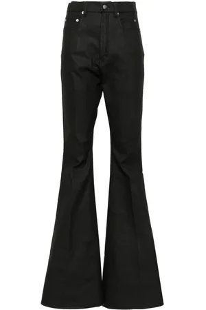 Rick Owens Bolan high-waist bootcut jeans
