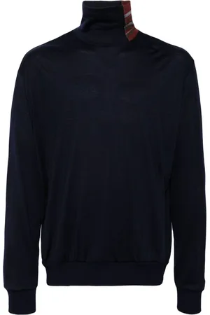 Kolor Stripe-detail wool jumper