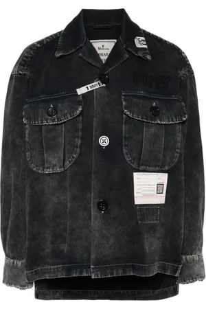 Maison Mihara Yasuhiro Faded-effect denim shirt