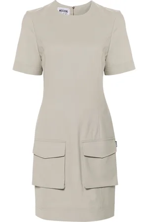 Moschino Cargo-pockets tailored minidress