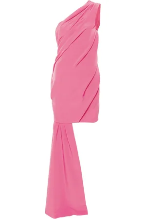 Moschino One-shoulder draped mini dress