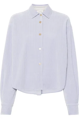 FORTE FORTE Classic-collar corduroy shirt