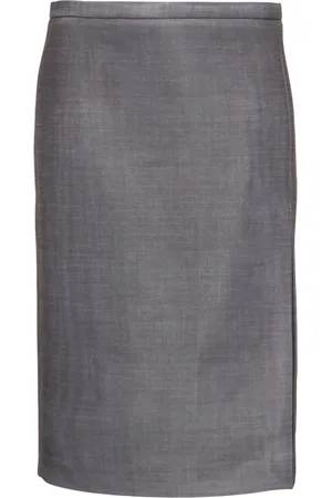 Serafini Mid-rise midi skirt