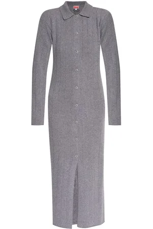 Kenzo Collared knitted dress