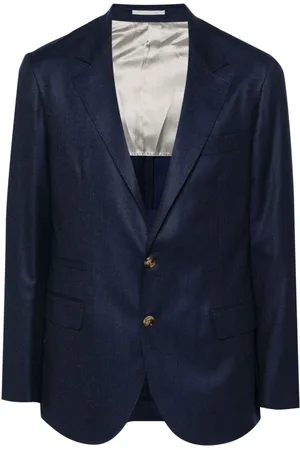 Brunello Cucinelli Single-breasted wool blazer