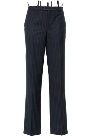 BETTTER Pinstriped tailored straight trousers