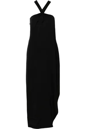 Calvin Klein Knot-detail halterneck dress