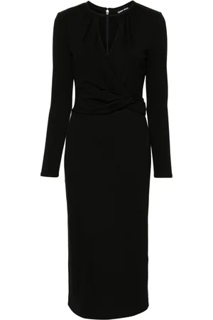 Giorgio Armani Long-sleeve midi dress
