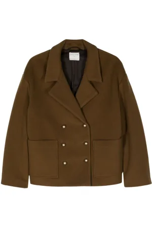 FORTE FORTE Felted double-breasted jacket