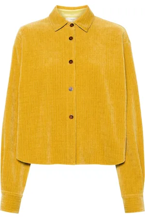 FORTE FORTE Classic-collar corduroy shirt