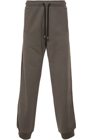 Lanvin Chevron-panel drawstring track pants
