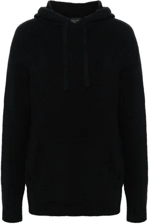 Roberto Collina Bouclé-knit hooded jumper