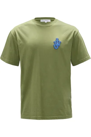 J.W.Anderson Anchor logo-embroidered organic cotton T-shirt