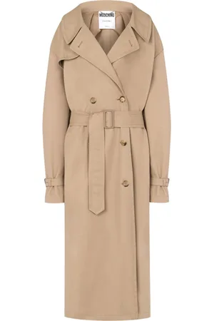 Moschino Notched-lapel trench coat