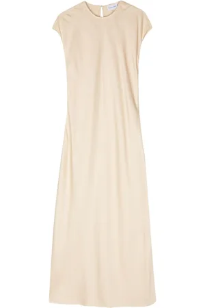 Calvin Klein Cut-out satin midi dress