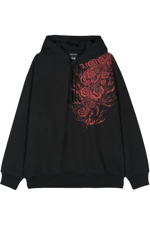 Y-3 X Japanese Football Association flame-print hoodie