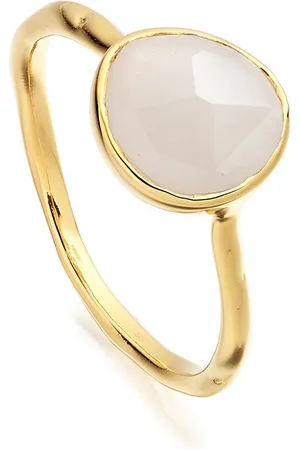 Monica Vinader Siren Stacking Moonstone ring