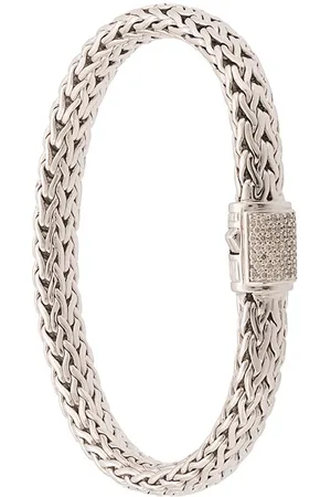 John Hardy Classic Chain 7.5mm diamond pavé bracelet