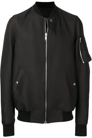 Rick Owens Bomber jacket with rib collar