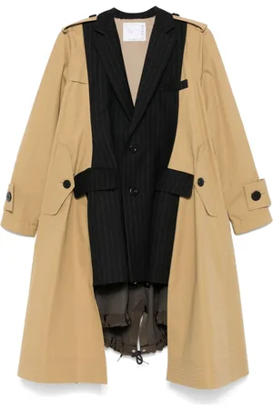 SACAI Panel-detailed trench coat