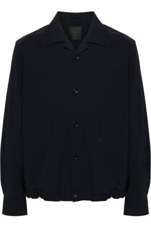 Givenchy Drawstring wool-blend shirt jacket