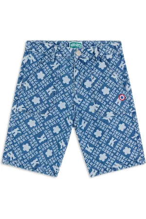Kenzo Printed denim shorts