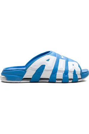 Nike Air More Uptempo "University /White" slides