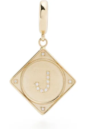 Lauren Rubinski 14kt yellow Bruno diamond pendant