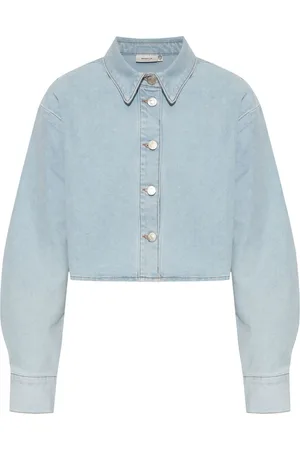 Gestuz Washed buttoned shirt