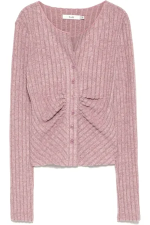 B+AB Gathered-detail cardigan