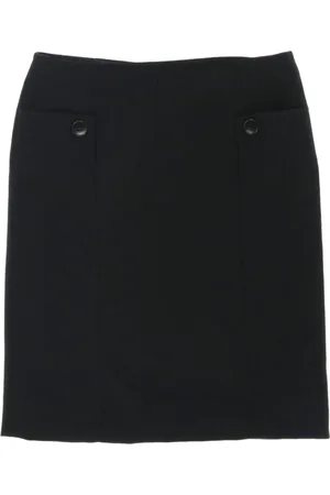 VALENTINO GARAVANI 2000s pocketed wool skirt