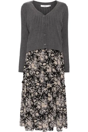 B+AB Ribbed cardigan set