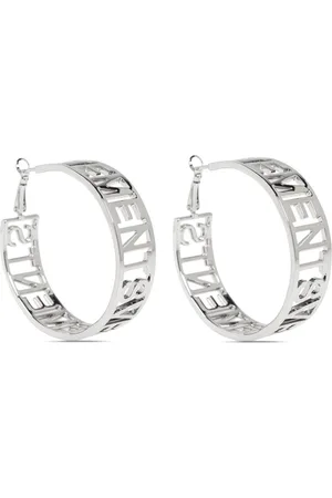 Vetements Cut-out logo earrings