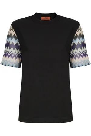 Missoni Knitted-sleeves cotton T-shirt