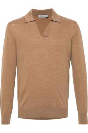 CANALI Merino wool polo shirt
