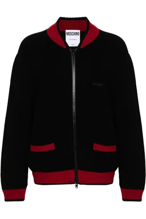 Moschino Logo-appliqué cardigan