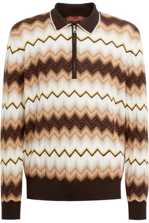 Missoni Zigzag long-sleeve polo shirt