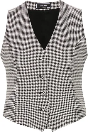 Styland Houndstooth waistcoat