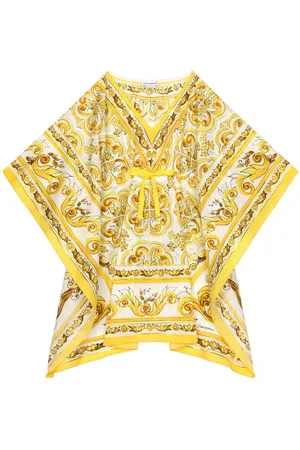 Dolce & Gabbana Majolica-print cotton kaftan